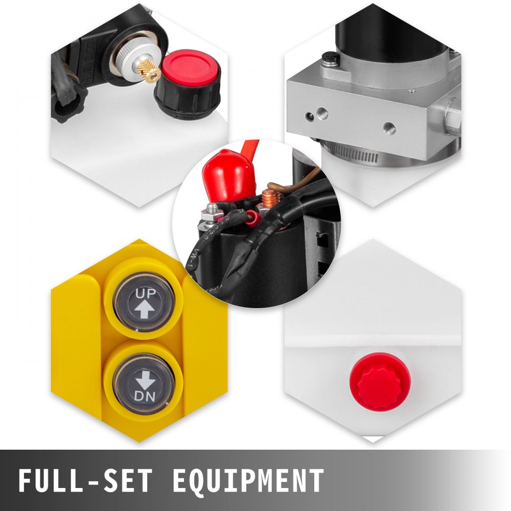 Mini Aggregat/hydraulikpumpe Einfachwirkende Hydraulikzylinder, Stapler Hubwagen