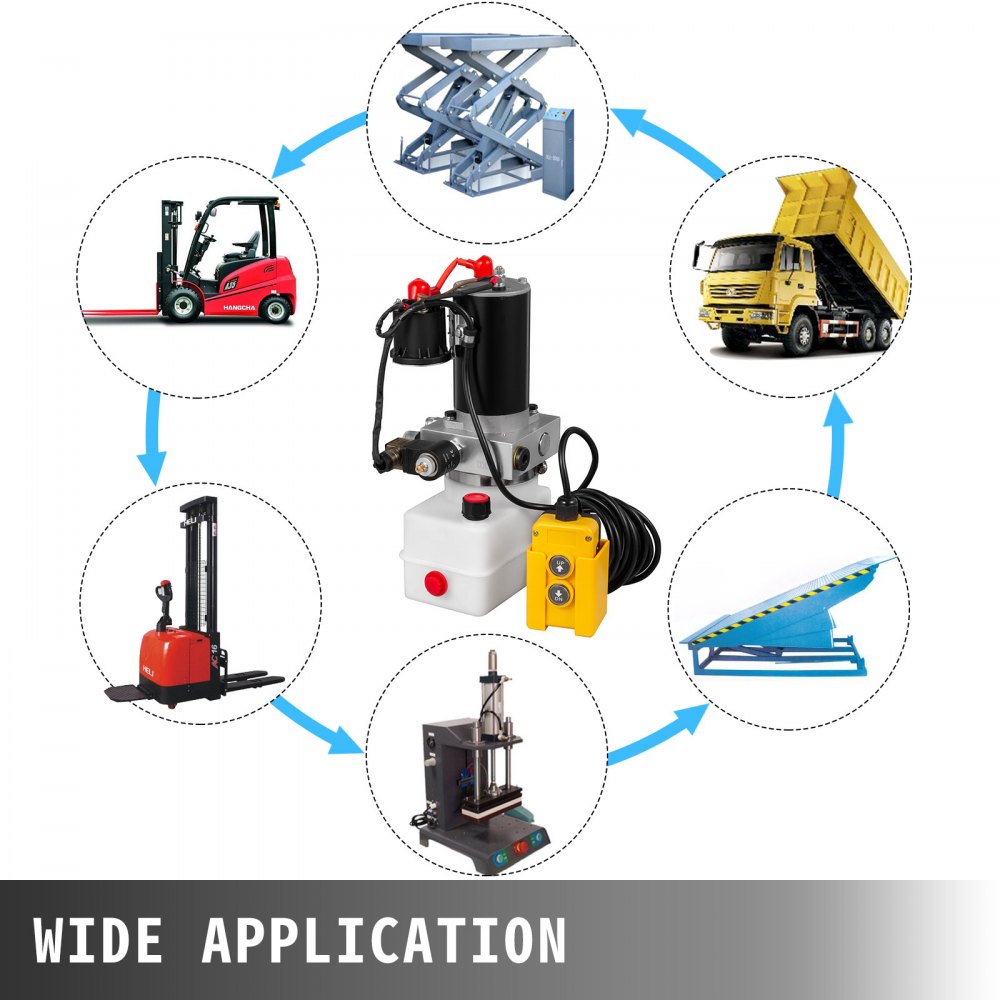 Mini Aggregat/hydraulikpumpe Einfachwirkende Hydraulikzylinder, Stapler Hubwagen