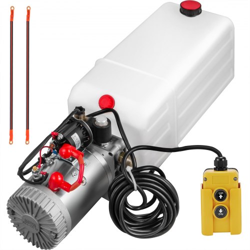 4l Hydraulikaggregat, Hydraulik Pumpe 12v 2000w Mit 2*batteriekabel Kipper