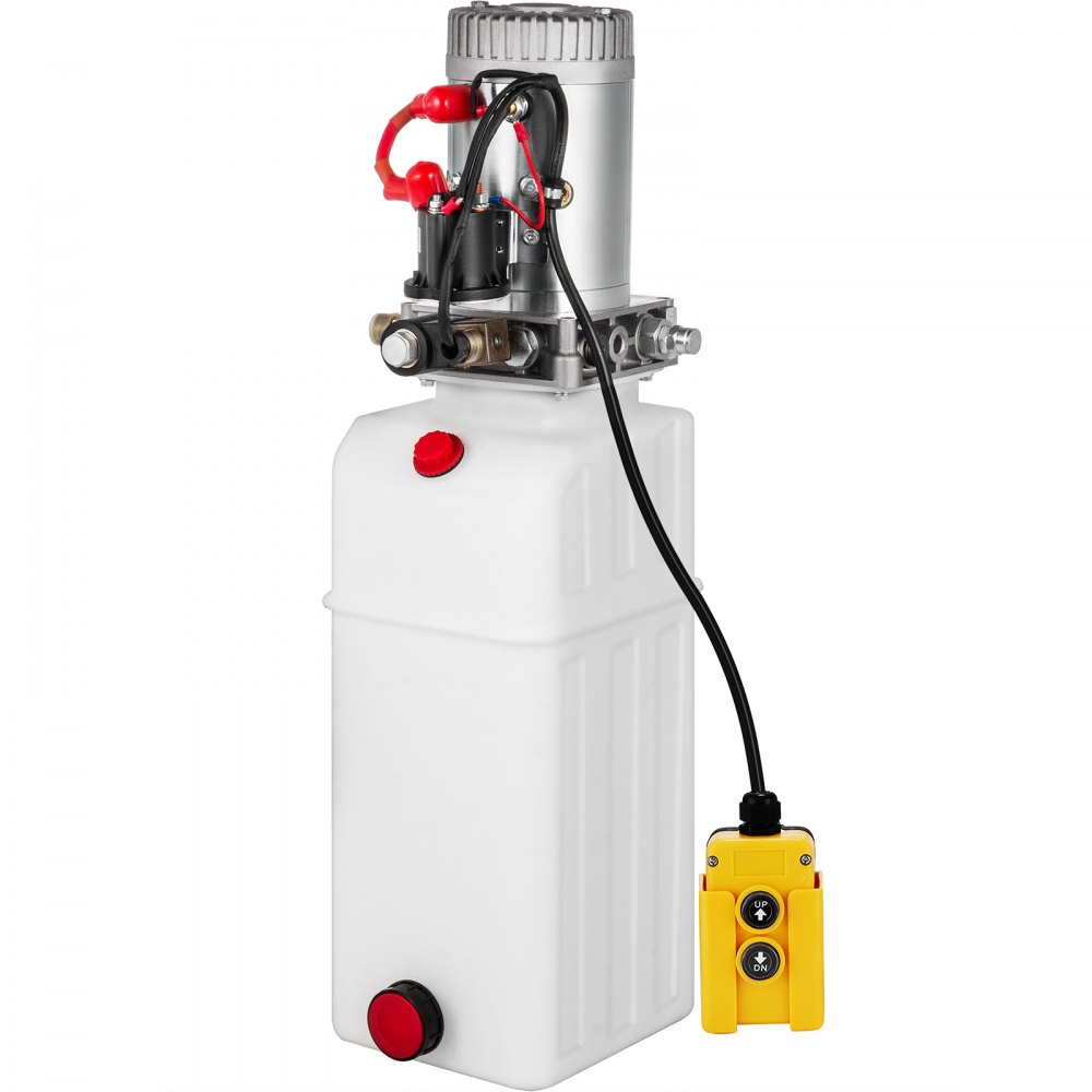 4l Hydraulikaggregat, Hydraulik Pumpe 12v 2000w Mit 2*batteriekabel Kipper