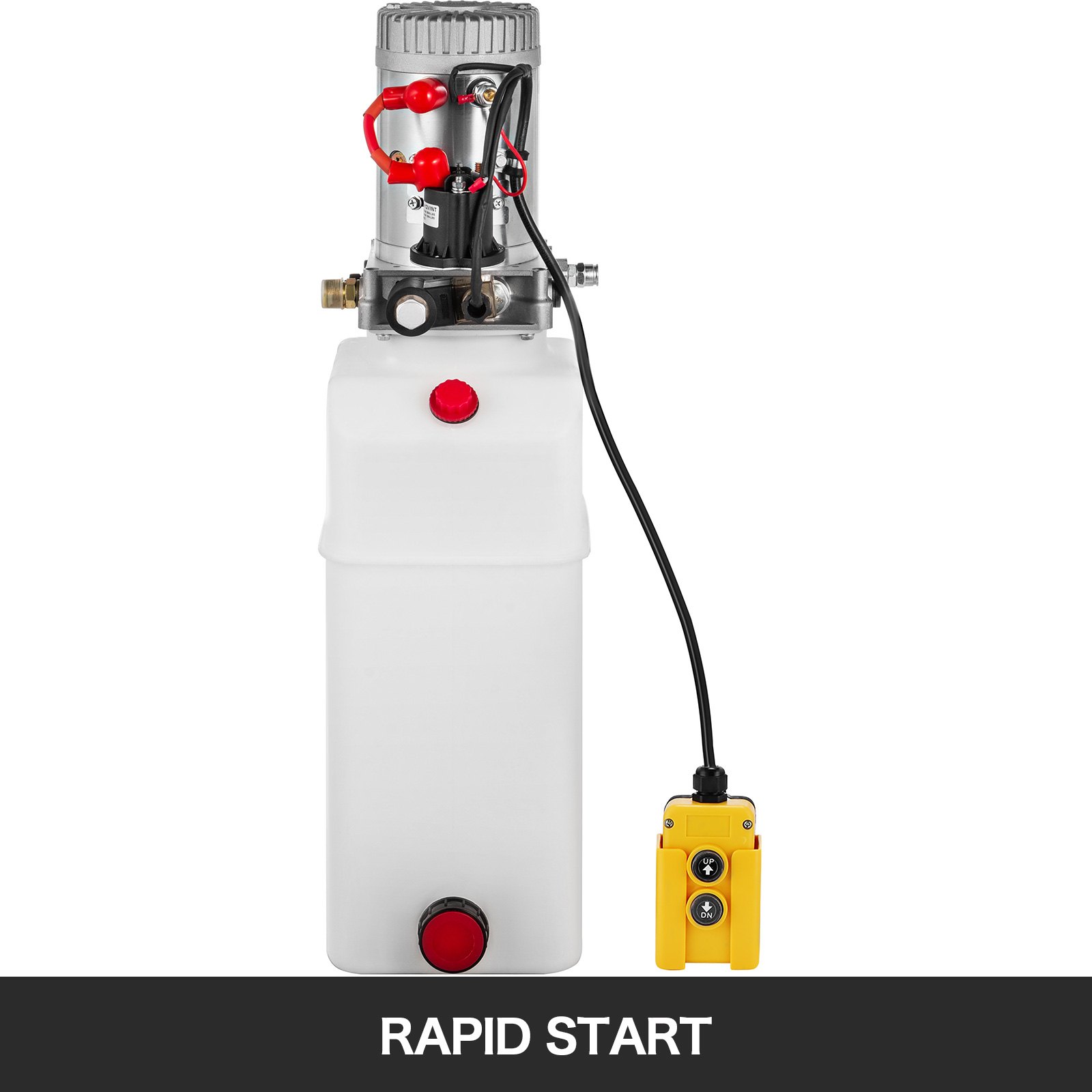 4l Hydraulikaggregat, Hydraulik Pumpe 12v 2000w Mit 2*batteriekabel Kipper