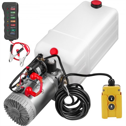 Hydraulikaggregat Hydraulik Pumpe 4l 12v 180bar 2000w Led Lkw Kipper Anhänger