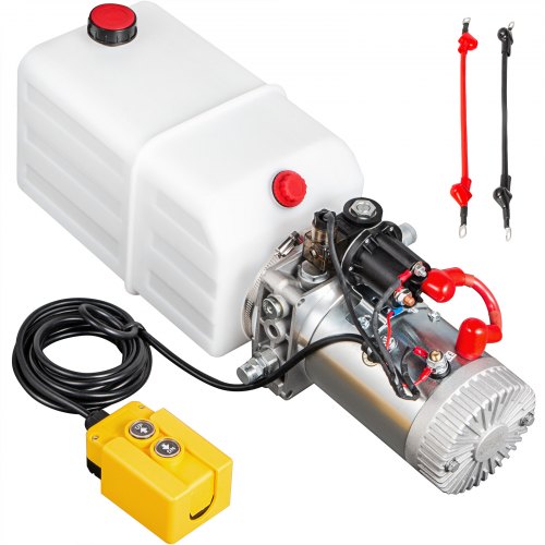 Hydraulikaggregat 7liter, Hydraulik Pumpe 12 V Volt 2000w Lkw, Kipper, Anhänger