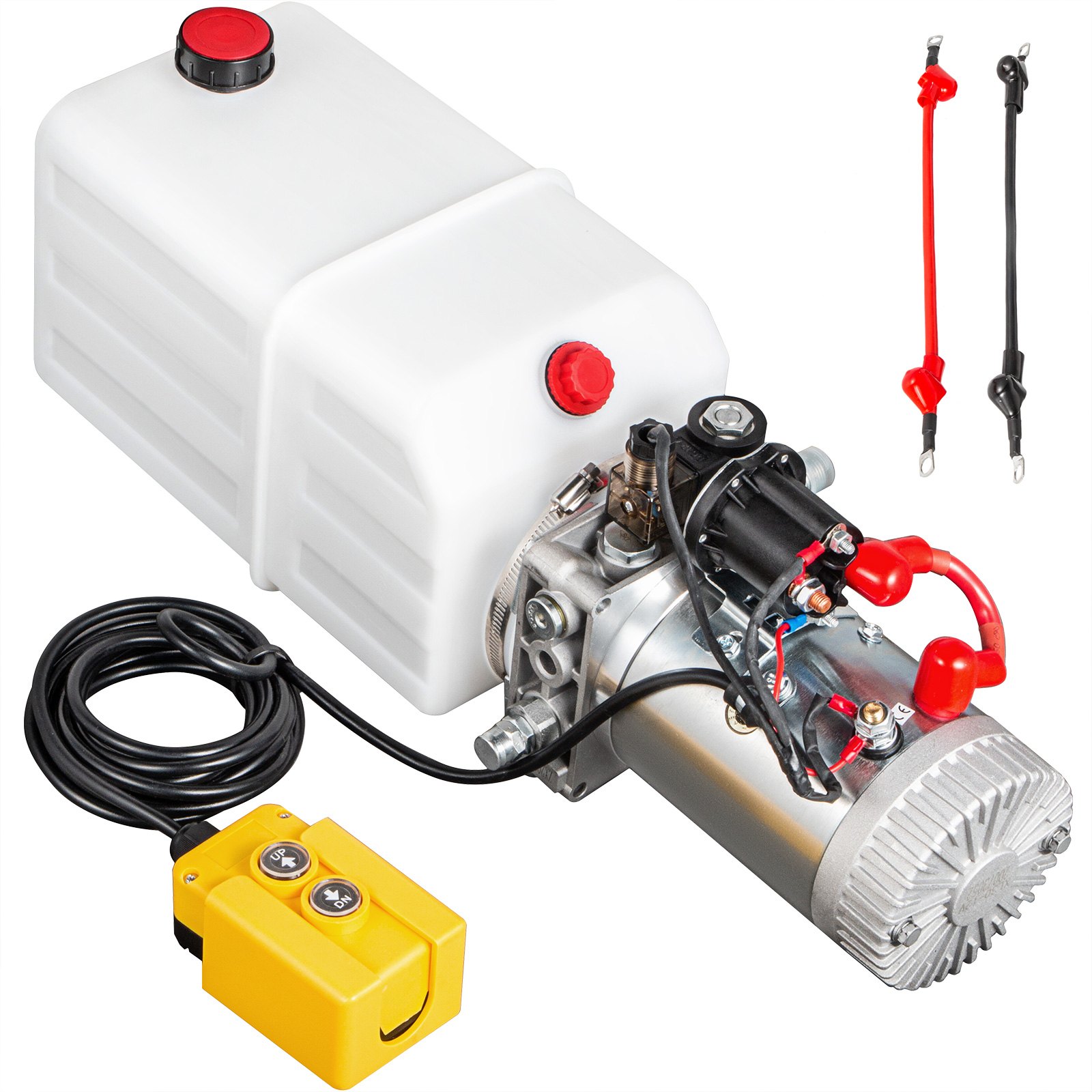 Hydraulikaggregat 7liter, Hydraulik Pumpe 12 V Volt 2000w Lkw, Kipper, Anhänger