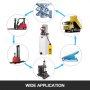 7l 12v Hydraulik Pumpe Einfachwirkend Mit Kabelfernbedienung Schlüssel*2 Stapler