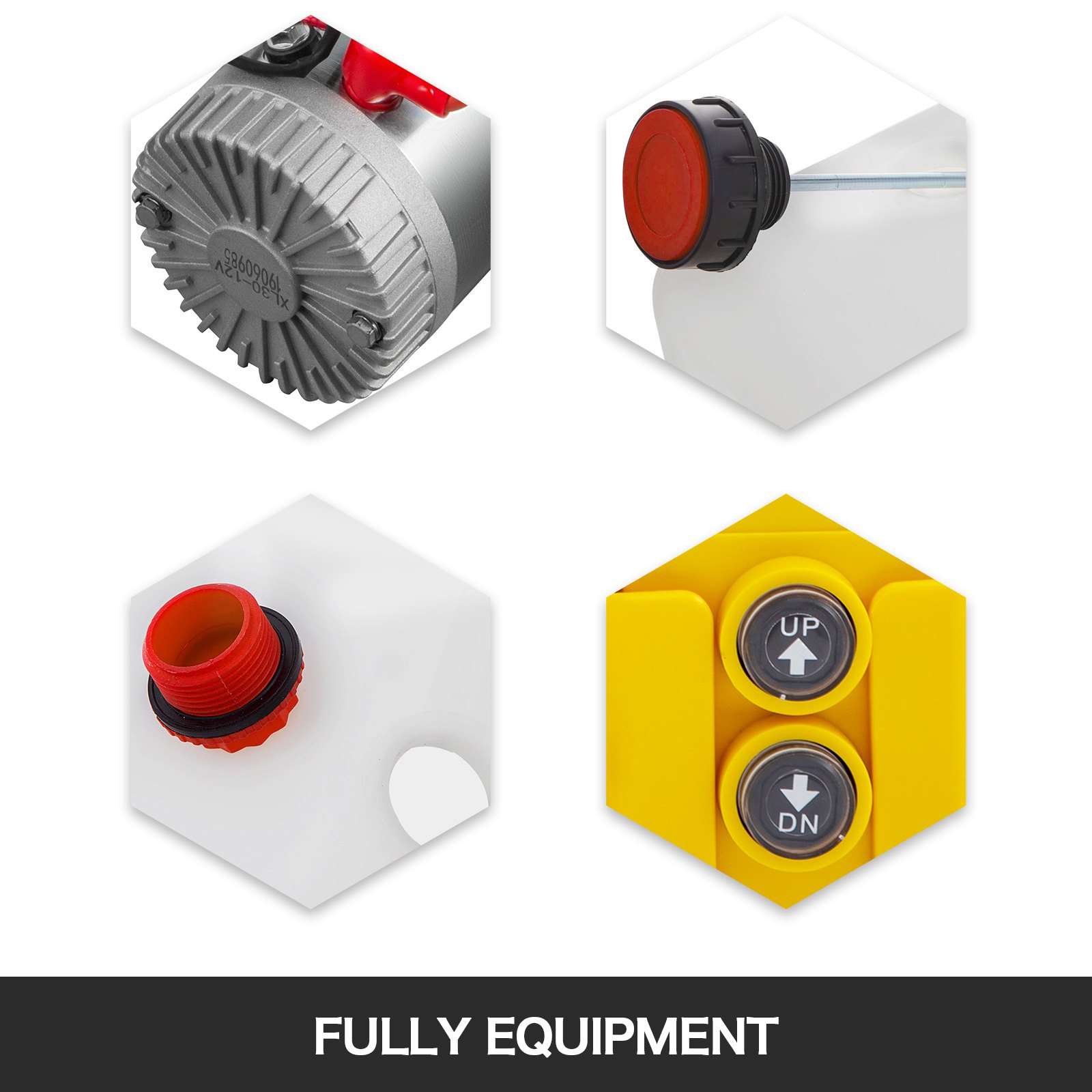 Hydraulik Pumpe 8l, Hydraulikaggregat 12v 180 Bar 2000w Lkw, Kipper, Anhänger