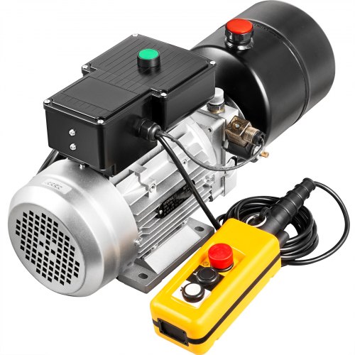 Hydraulikaggregat Kippanhänger 230v Hydraulikpumpe Einfachwirkender 4lstahl Tank