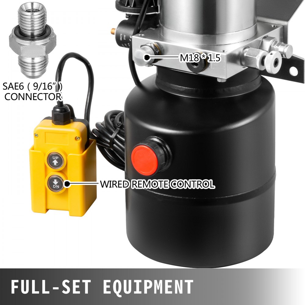 Hydraulikaggregat Einfachwirkende Hydraulikpumpe Mit 4l öltank