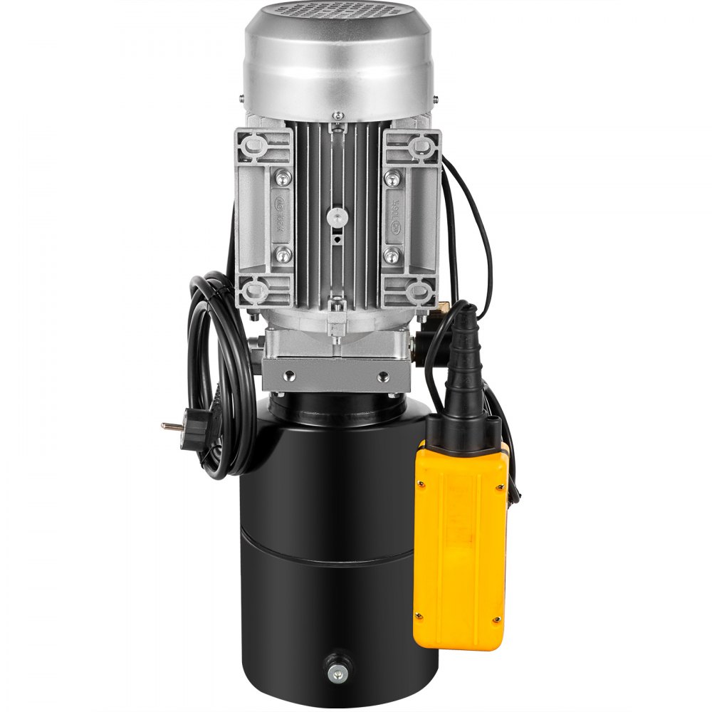 Vevor Hydraulikaggregat Hydraulikpumpe Einfachwirkend 6l Stahl Kippanhänger 230v