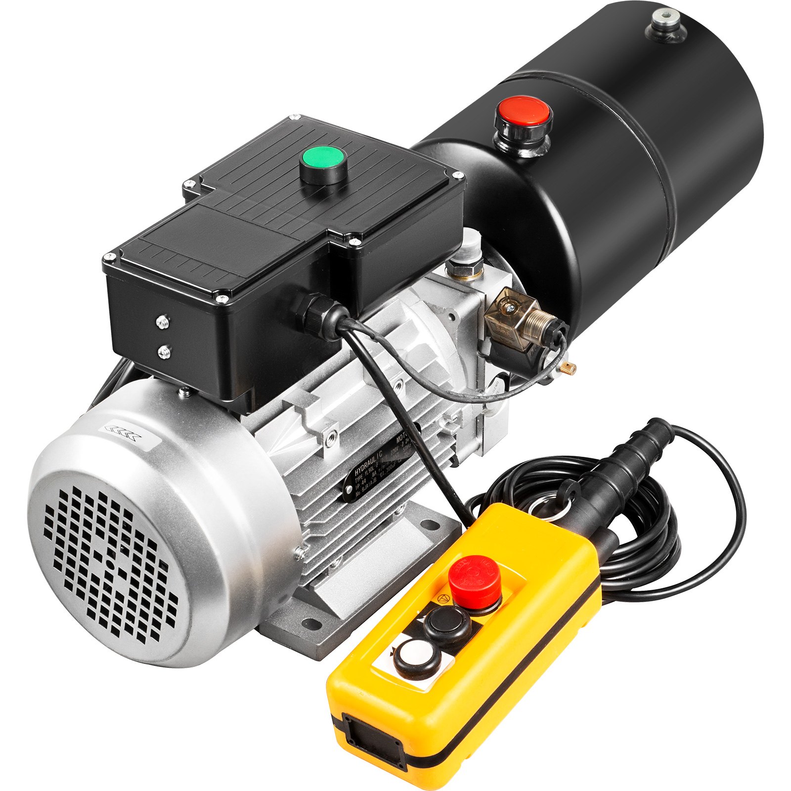 Vevor Hydraulikaggregat Hydraulikpumpe Einfachwirkend 6l Stahl Kippanhänger 230v