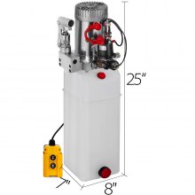 8l Einfachwirkende Handpumpe Mit Hydraulikantrieb Kunststoff Aufzug Entladen