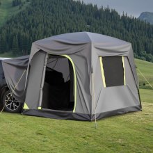 VEVOR Campingzelt SUV Outdoor Zelt mit Fenstern Wasserdicht 248x308cm Auto-Zelt