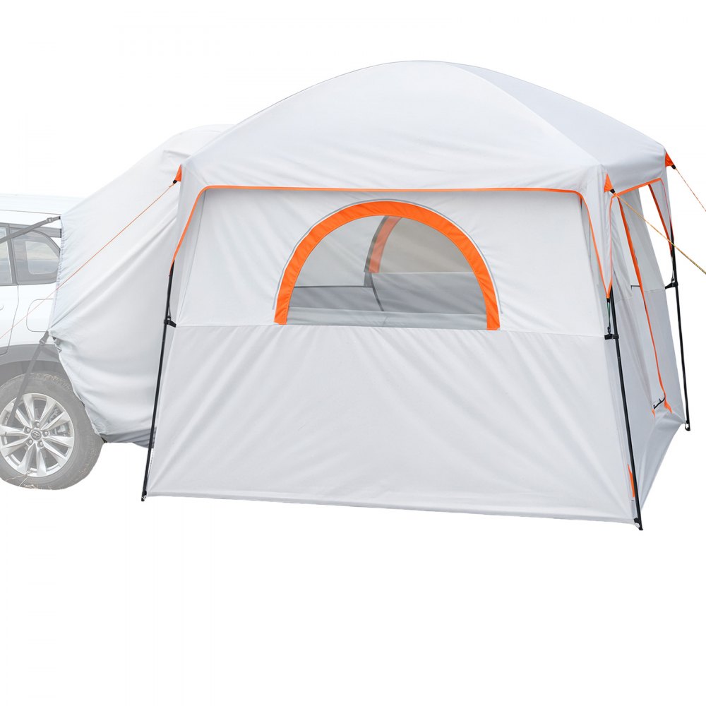 VEVOR Heckklappenzelt Autozelt für 6 Personen 3048 x 2743 x 2200 mm, Wasserdichtes (PU2000 mm) Campingzelt mit Belüfteten Türen & Moskitonetzen, SUV-Heckzelt für Camping Wandern Outdoor-Aktivitäten