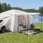 VEVOR SUV Camping Tent for 5-9 Person, 3.96 x 3.05m 3-Season SUV Tailgate Tent with Ventilated Windows, PU2000mm Waterproof Dual-Use Car Rear Hatch Tents for Outdoor Hiking Travels