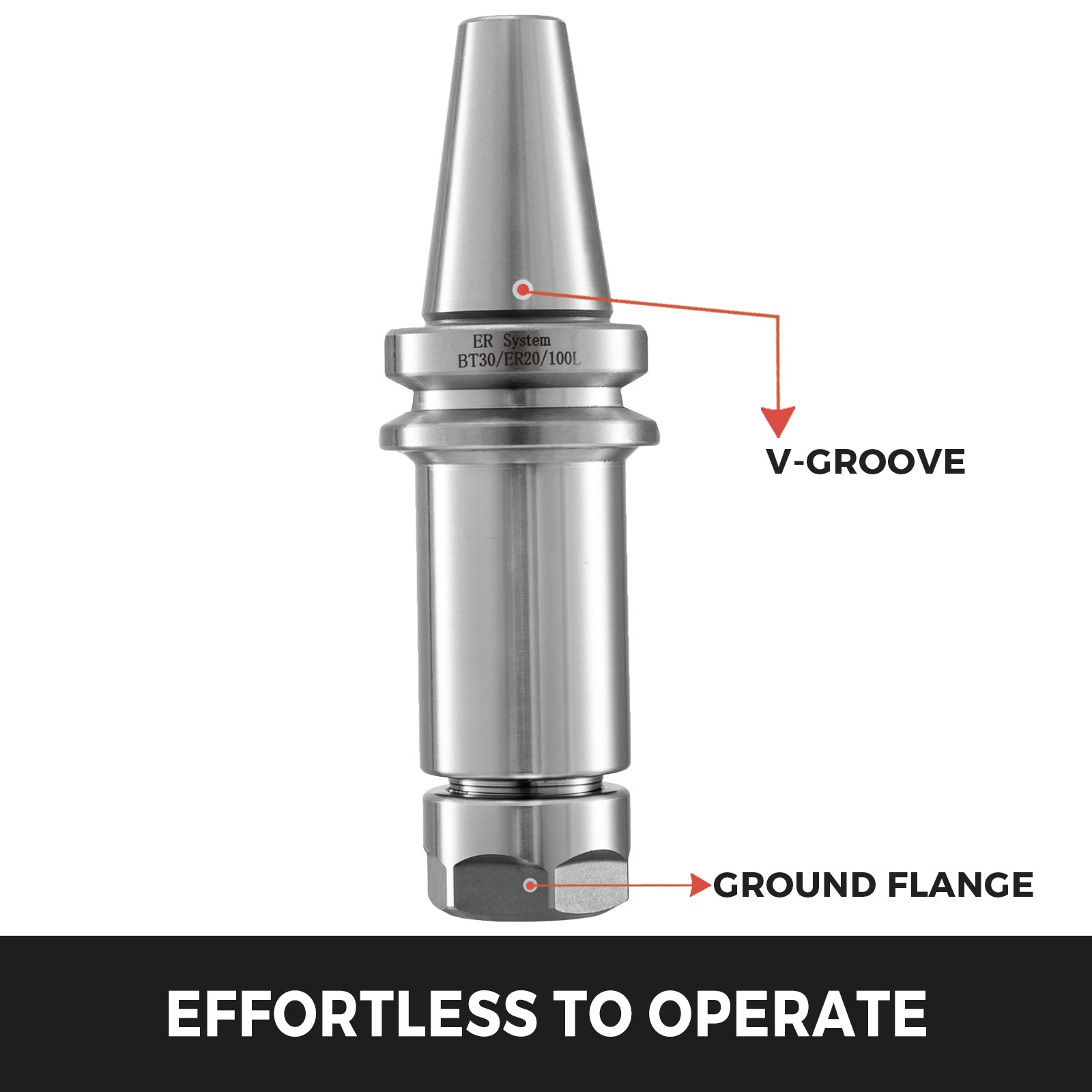 Spannzangenfutter Spannfutter Spannzangen Bt30 Er20 100 Mm Drehmaschine