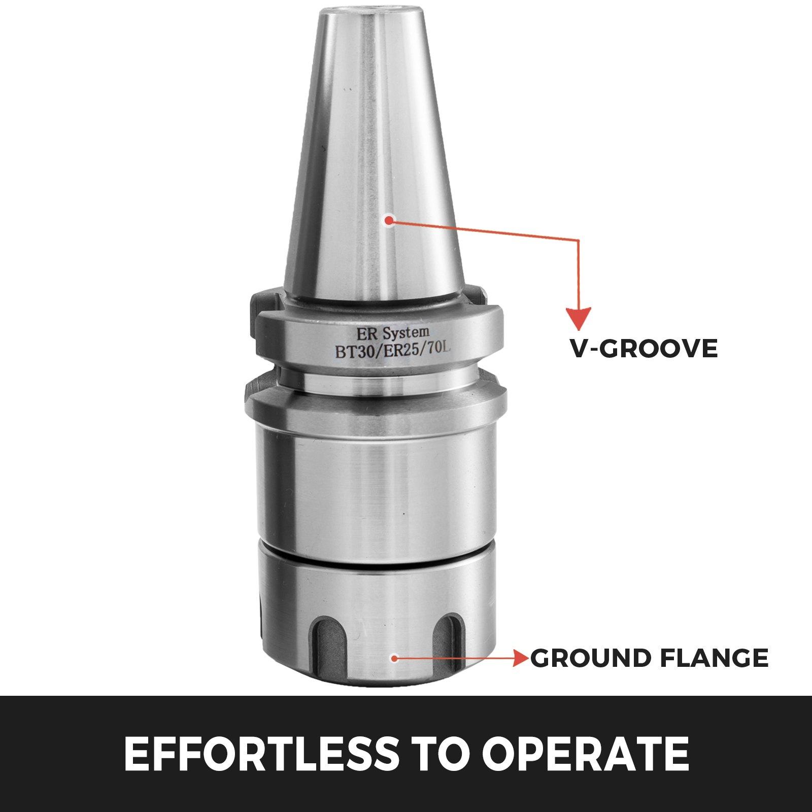 Spannzange Bt30 Er25 70l Gehärtet Glatt Langlebig Spannzangenfutter Cnc