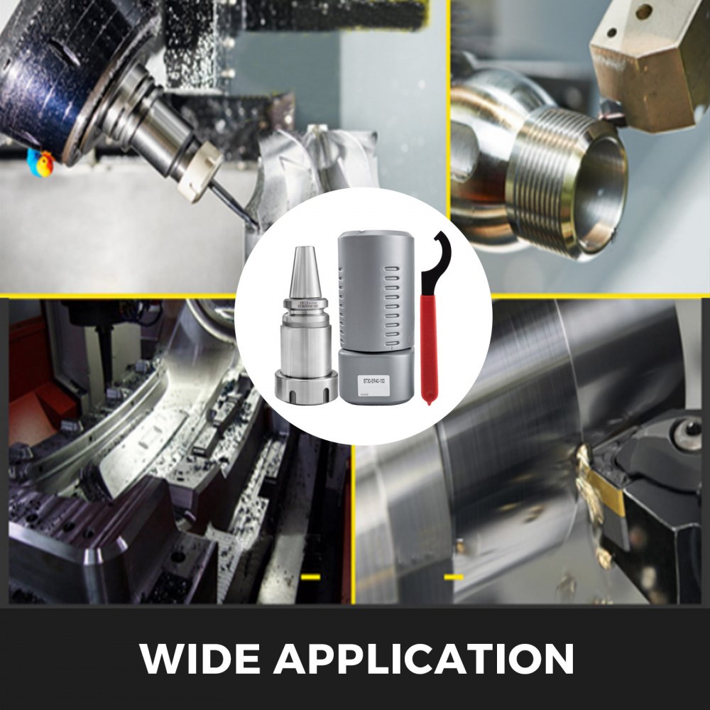 Spannzangenfutter Bt30/mas Sk30 M12 Er40 Satz + Schlüssel H