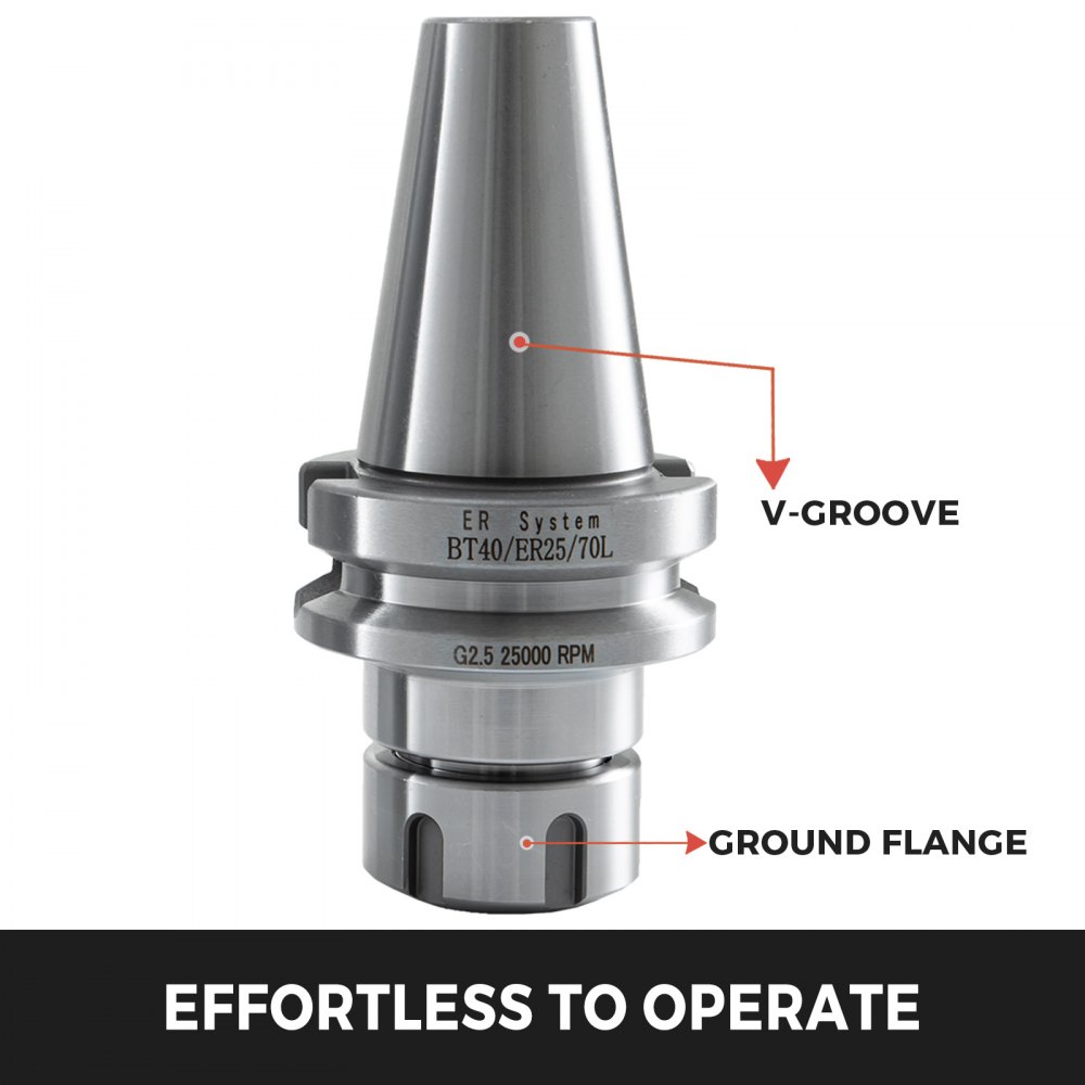 Bt40 Er25 3 Pcs Spannzange Glatt Bt40 Rostfrei Schraubenschlüssel