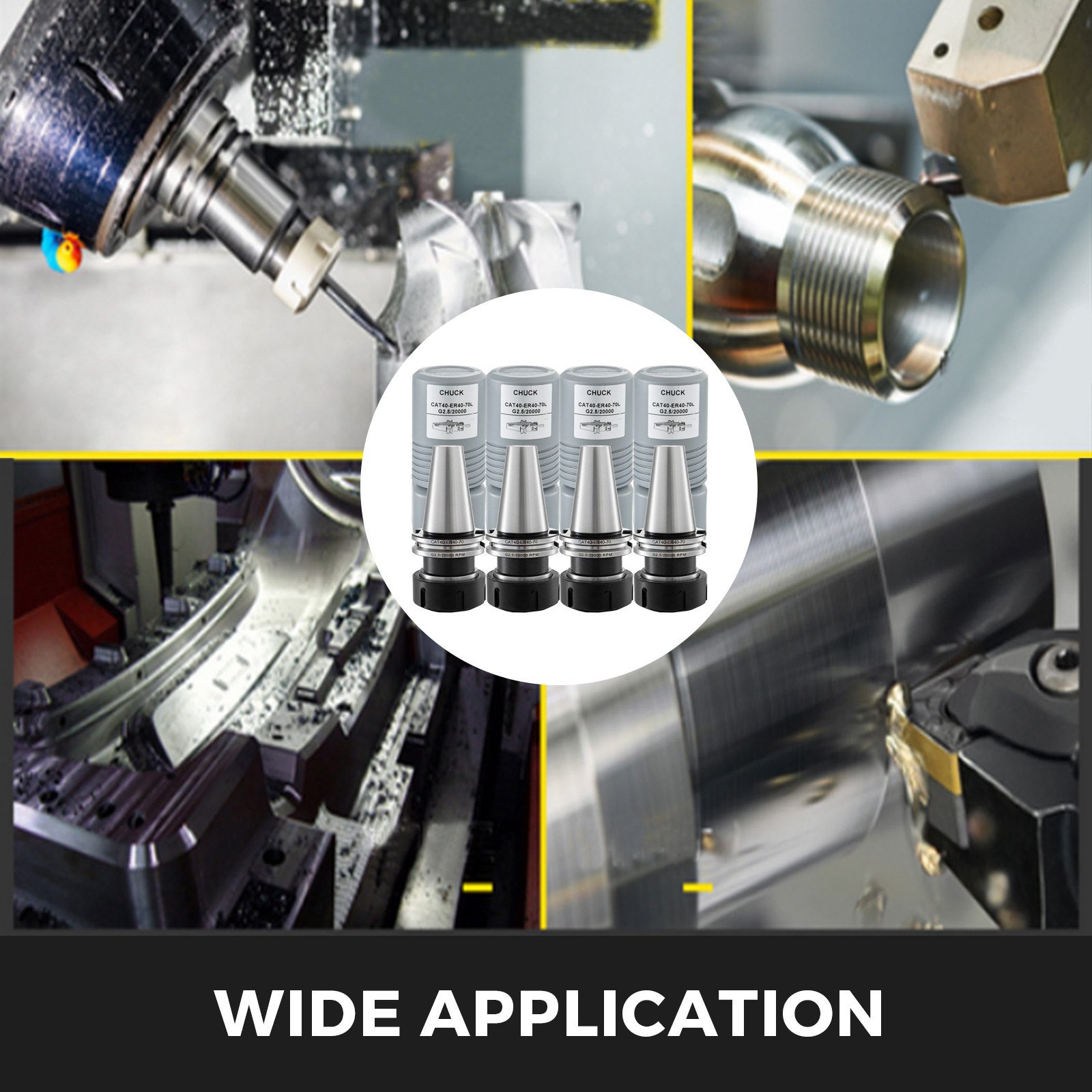 Er40 ø70mm Spannzangen Spannzangenfutter Für Industrie Fräsmaschinen Maschinen