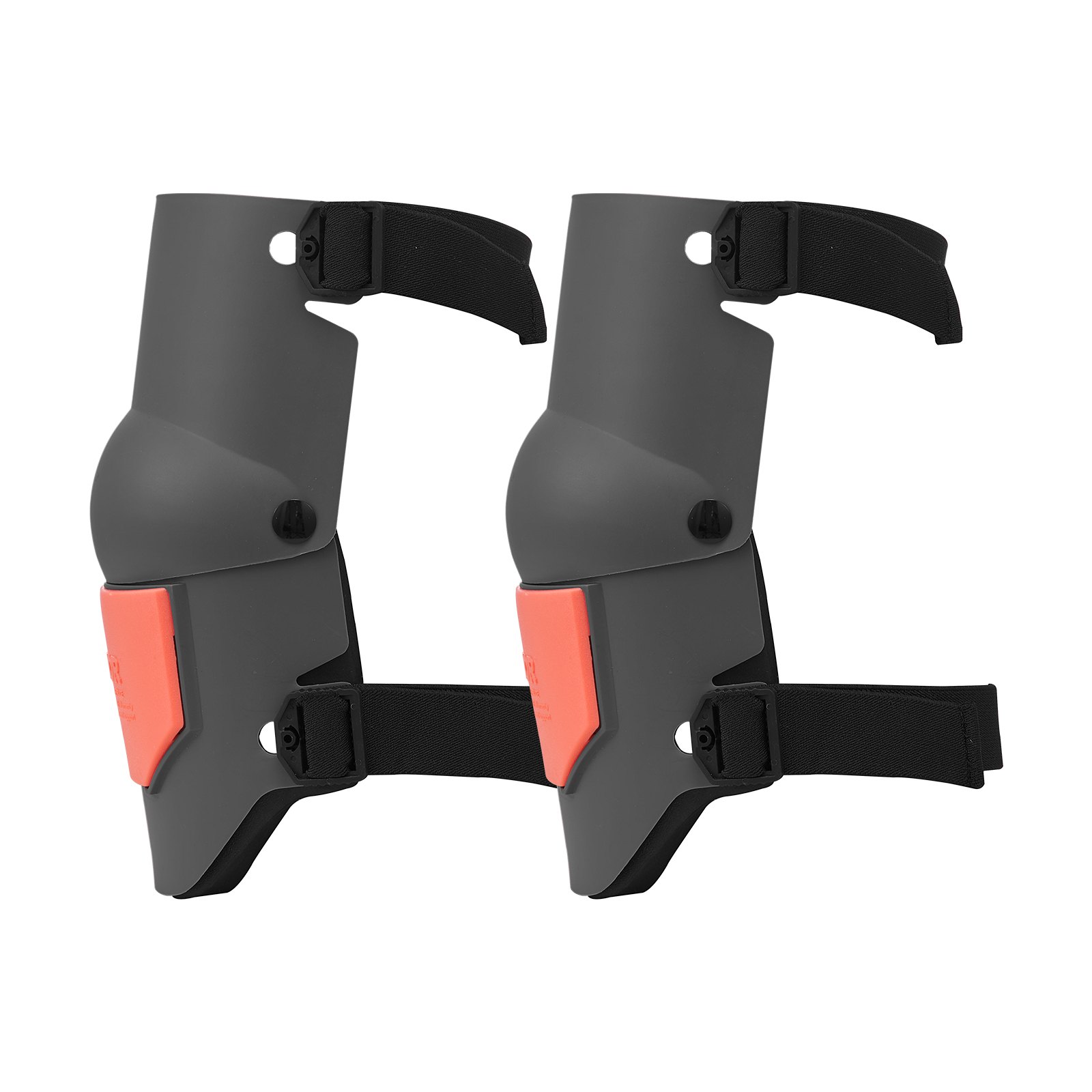 VEVOR Knieschoner 275x140 mm, Knieschützer für den Bau mit Schaumstoffpolsterung – Profi Schutz und Komfort, Knieschutz für die Gartenarbeit, Fliesenleger für Bodenverlegung Schwarz und Orange