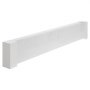 VEVOR Heizungsabdeckungen, Basic-Serie, 1221 x 80 x 193 mm, Standard-Frontabdeckung für Heizkörper elektrische Heizgeräte, Ersatzabdeckung aus robustem Stahl, für Schlafzimmer, weiß