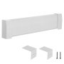 VEVOR Heizungsabdeckungen, Premium-Serie, 917 x 81 x 193 mm, Standard-Frontabdeckung für Heizkörper elektrische Heizgeräte, Ersatzabdeckung aus robustem Stahl, für Schlafzimmer, weiß