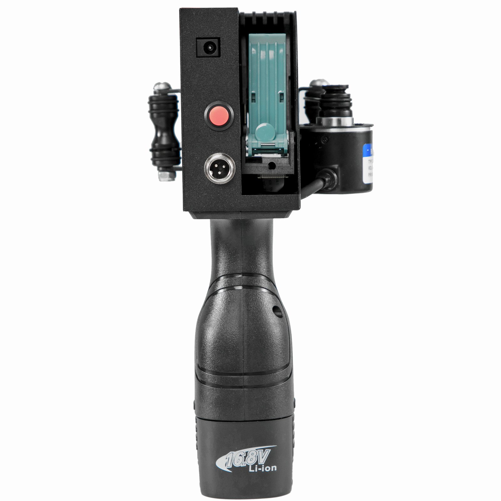 VEVOR Tragbarer Tintenstrahldrucker 5 W, Handstrahldrucker, Codedrucker Datum Barcode Bilder, Genauigkeit 600 DPI, Spannung 12,6-16,8 V, 2800 mAh Lithium-Batterie, Druckgeschwindigkeit Max. 70 m/Min