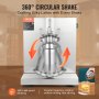 VEVOR Milchshake-Maschine, 120 W Kommerzieller Milchtee-Shaker, Einzelkopf-Milchshake-Mixer, 0–180 s Einstellbarer Milchshake-Mixer, mit 750 ml Edelstahlbecher, für Milchtee-Laden