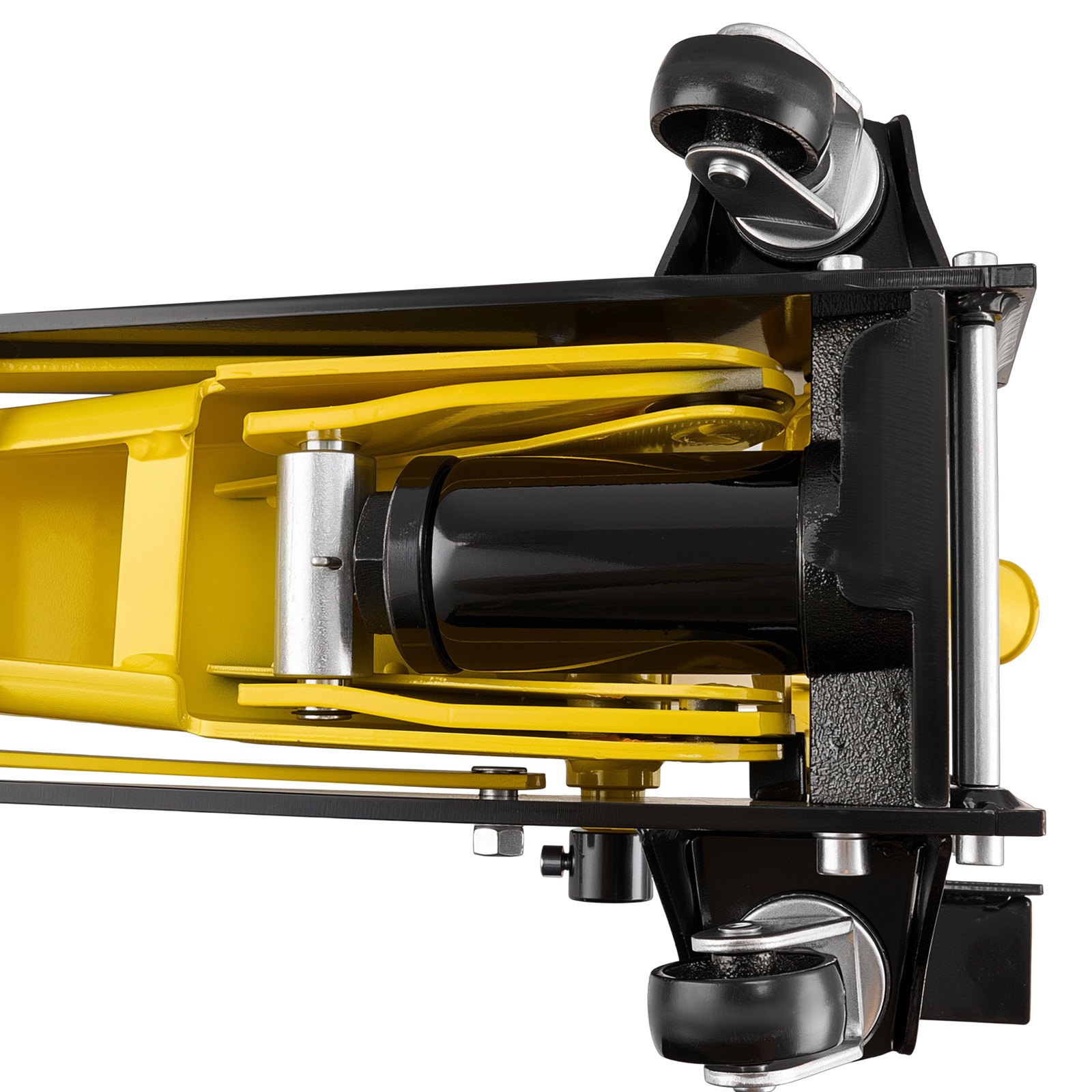 VEVOR Hydraulischer Rangierwagenheber 3 t Tragkraft, Flacher Wagenheber aus Stahl mit Einkolben-Schnellhubpumpe & Fußpedal, Autoheber für SUVs Pickups, 13 bis 50 cmHubbereich, Rennwagenheber