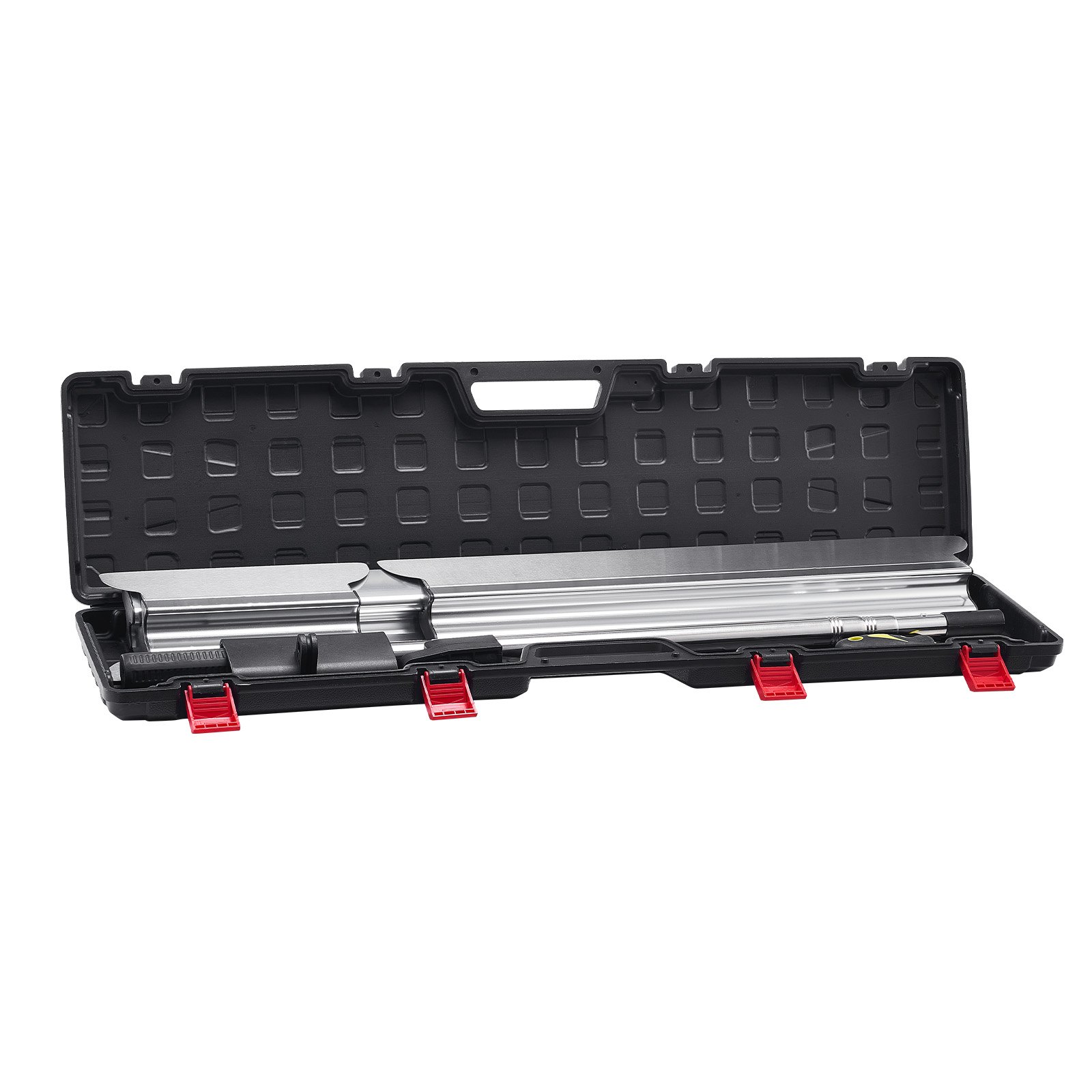 VEVOR Dekorspachtel Set 25 cm / 60 cm/ 80 cm Breitspachtel, 0,89 - 2 m Klingenlänge Trockenbau Flächenspachtel, 0,5 mm Klingenstärke Fassadenspachtel aus Edelstahl, ergonomischer Griff Gipserspachtel