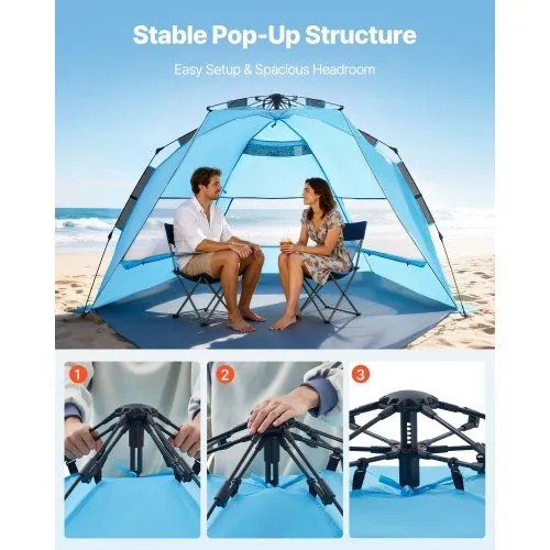 zelt t1 VW Westfalia Top, orange/weiss Color:Brown/Green Start – EN - 20m dome house