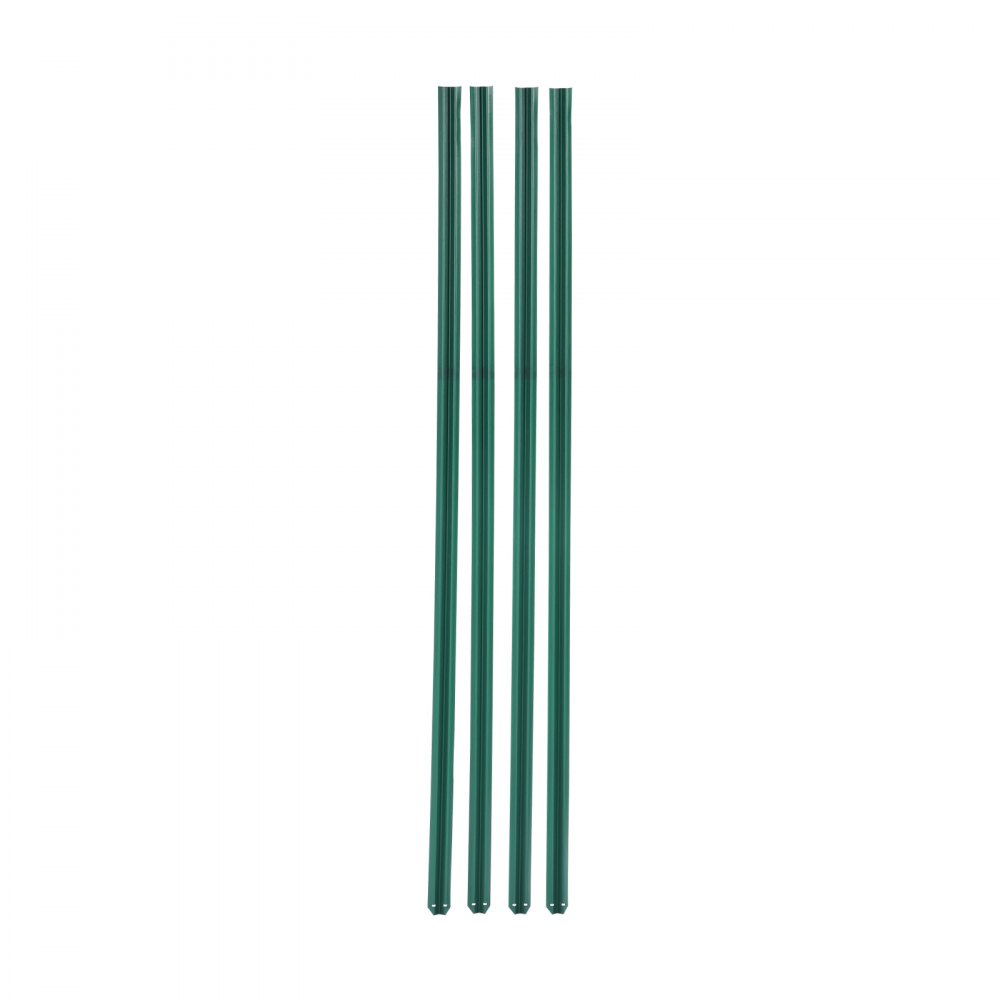 VEVOR Sichtschutzlamellen 1130 mm, einwandige vertikale Lamellen mit Bodenverriegelung für Maschendrahtzäune, hochdichte HDPE-Maschendrahtlamellen, ideal für Garten, Bauernhof, Sportplatz (grün)