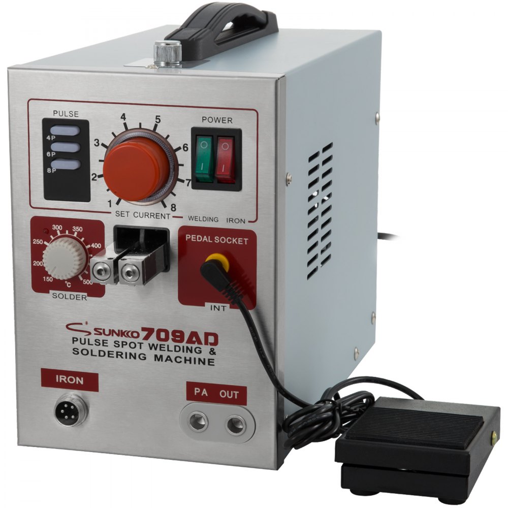 Sunkko 709ad Punktschweißgerät 3.2kw Für 18650 80v Batterie Analysator + Zubehör