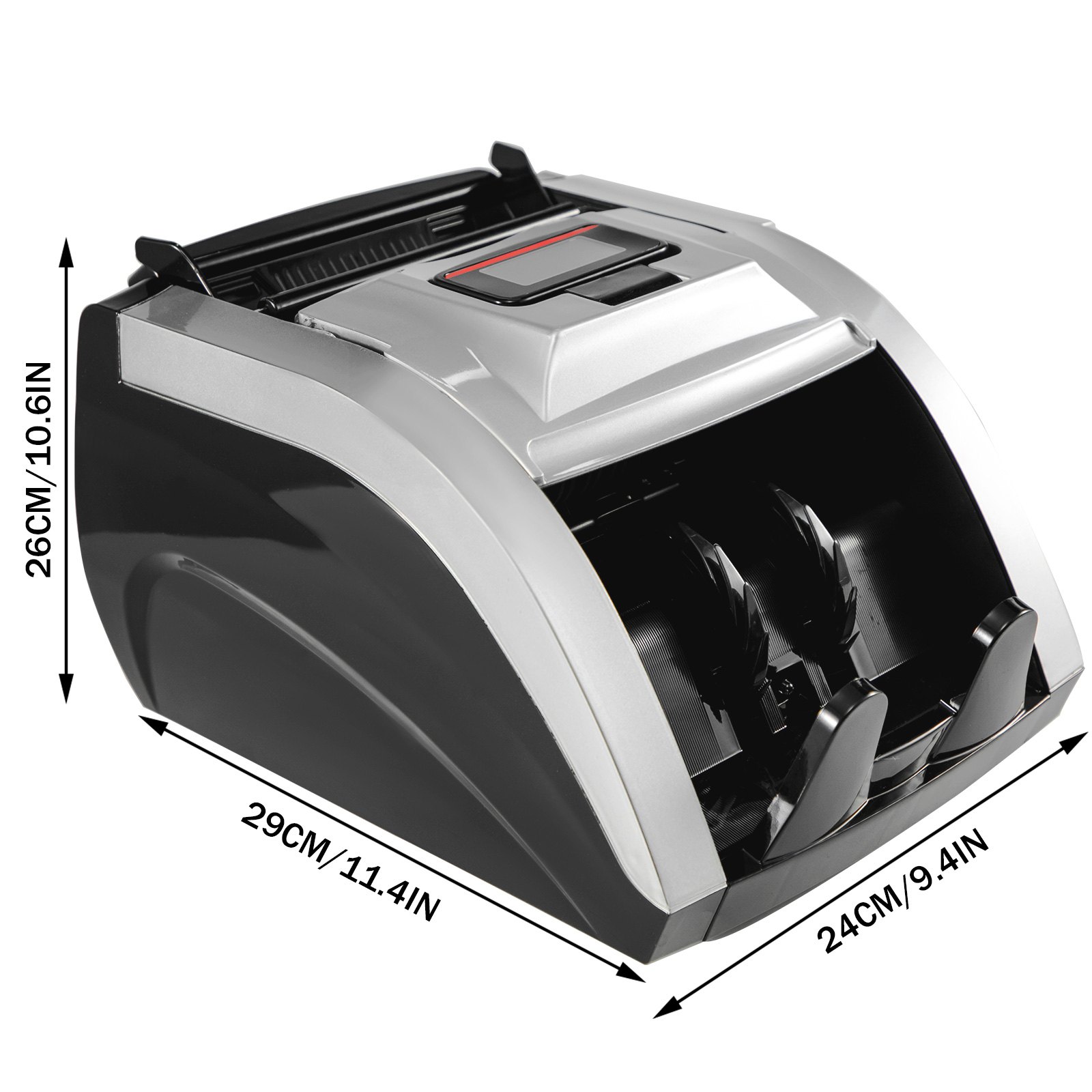 Geldprüfer Geldzähler Geldzählmaschine Geldscheinzähler Uv/ Mg/ Ir/ Mt 2 X Lcd