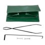 VEVR Metal Firewood Rack, 590 kg Holding Capacity, Firewood Rack 244.5 x 36.2 x 122 cm, Wood Shelter with PVC Cover, Firewood Holder, Wood Rack for Firewood, Black, Outdoor Firewood Stacking Aid