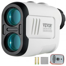 VEVOR Laser Golf Entfernungsmesser mit Slope On/Off, 600 m Golf Rangefinder, Entfernungsmesser Jagd Bogenschießen 6-fache Vergrößerung und 22-mm-Sucher, Tragbarer Entfernungsmesser ABS-Kunststoff