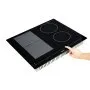 VEVOR Induction Cooktop 60 cm 4 Burners Built-in Electric Stove 220V 7200W, Low-Power Continuous Heating, Induction Burner, with 9 Power Levels, LED Touch Screen, and Child Lock, for Kitchen, RV