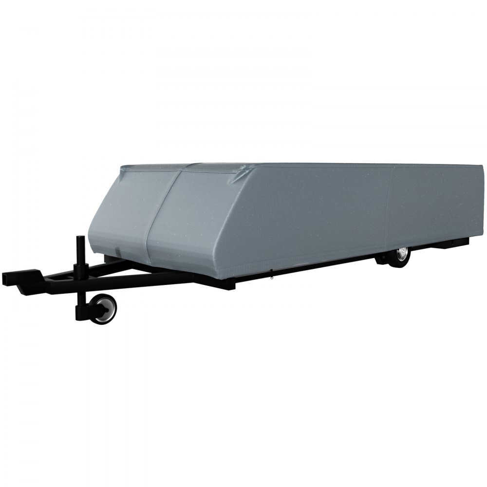 VEVOR Wohnmobil Abdeckung für 4,27 bis 4,88 m Wohnwagen Pop-Up Schutzhülle Abdeckplane Plane Schutzplane Wohnmobilplane Vliesstoff Motorhome Protective Cover 4,88 x 2,21 x 1,07 m Rundumschutz
