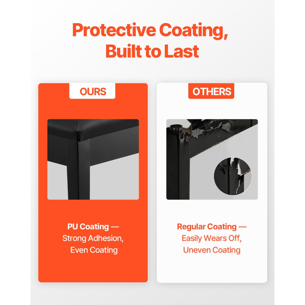 VEVOR Klavierhocker 750 x 355 x 490 mm, Klavierbank, Klavierstuhl mit hochdichter Polsterung, Ablagefach für Notenbücher, hölzerner Pianobank, Hockersitz, für Schminktisch und Wohnzimmer