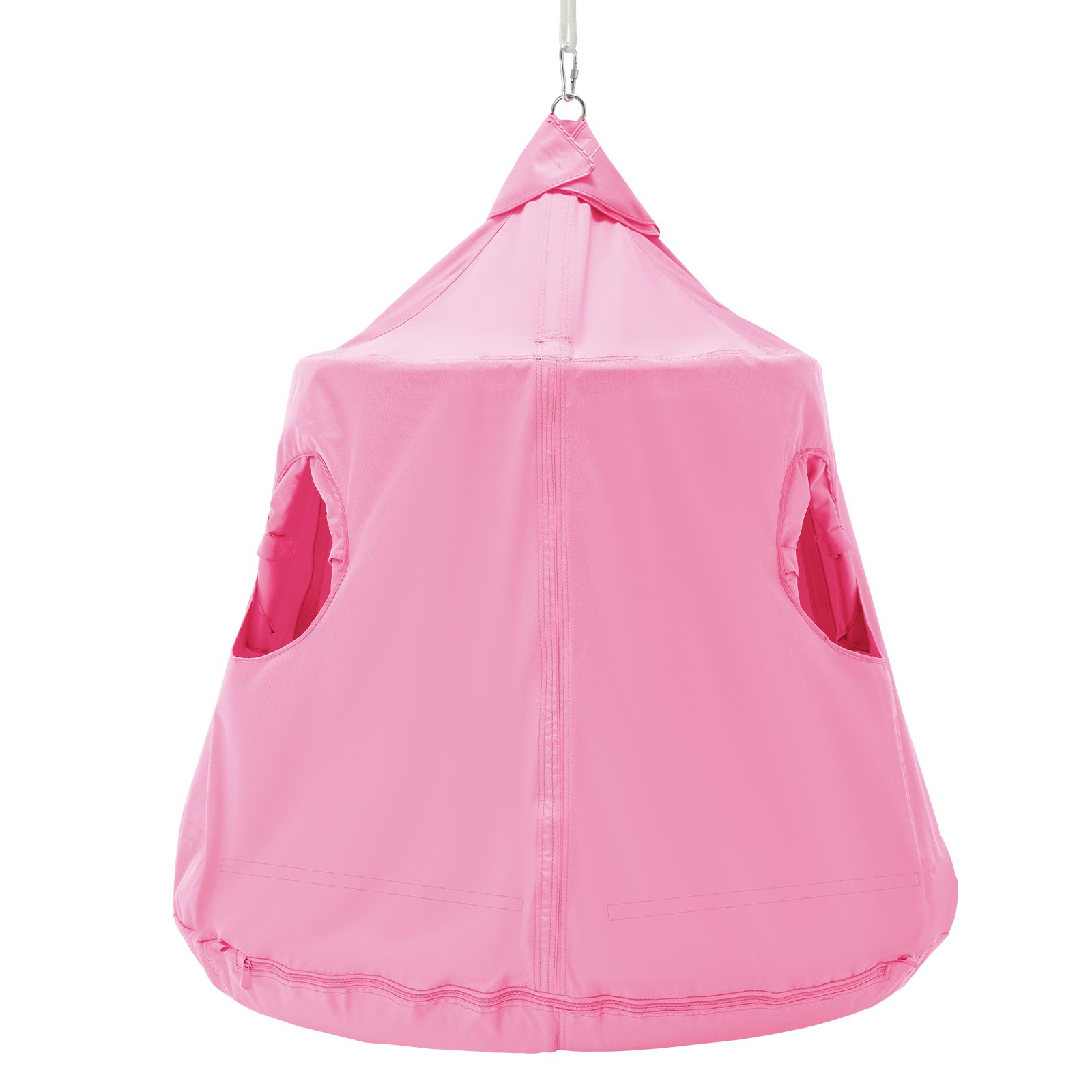 VEVOR hängende Baumzelt-Deckenschaukel-Hängematte für Kinder, 46" H x 43,4" Durchmesser. Rosa