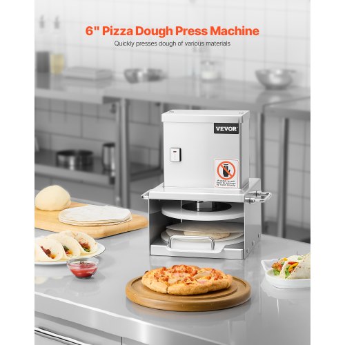 Pizzateig-Presse Aus Edelstahl – Für Weichen Teig, Höhenverstellbar, Perfekt Für Handgemachte Pies, Pizza & Ciabatta (24 Cm)