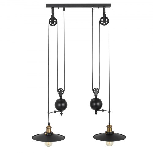 Industrie Höhenverstellbar Pendelleuchte Kronleuchter Esstisch Design Metall