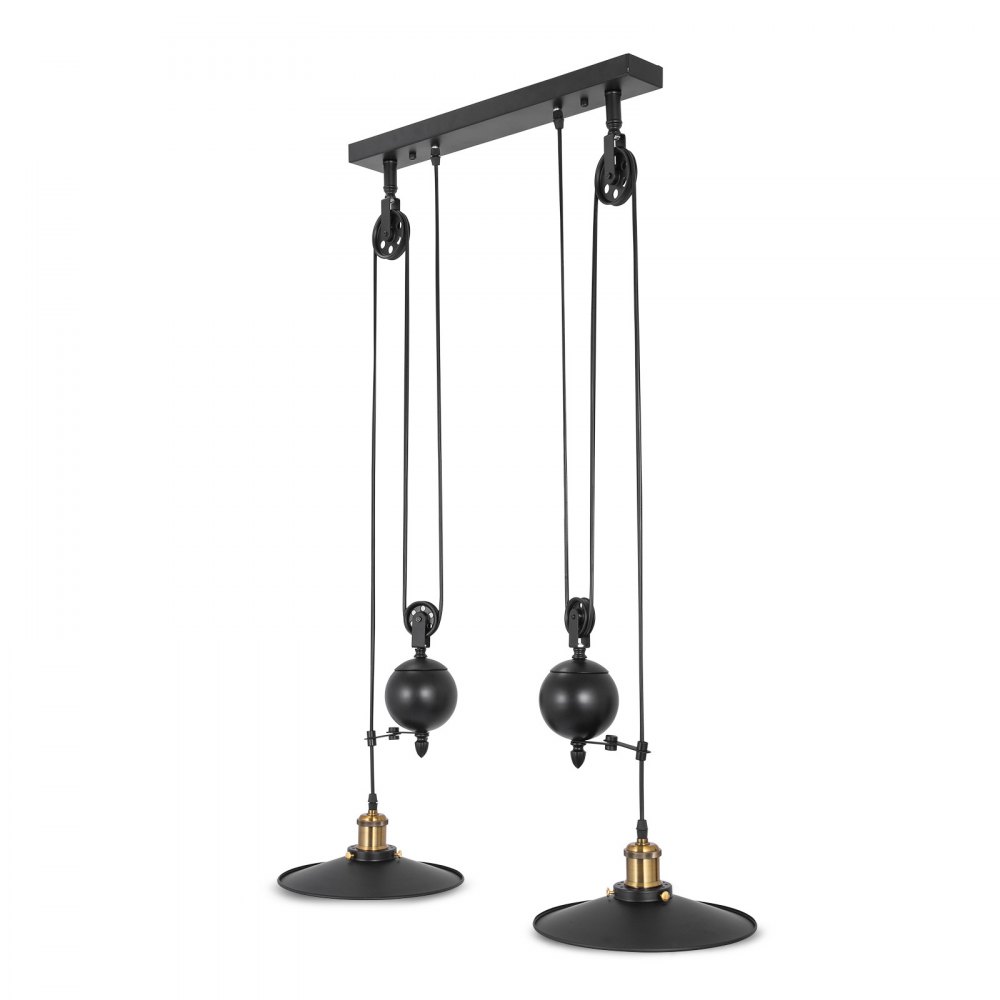 Industrie Höhenverstellbar Pendelleuchte Kronleuchter Esstisch Design Metall