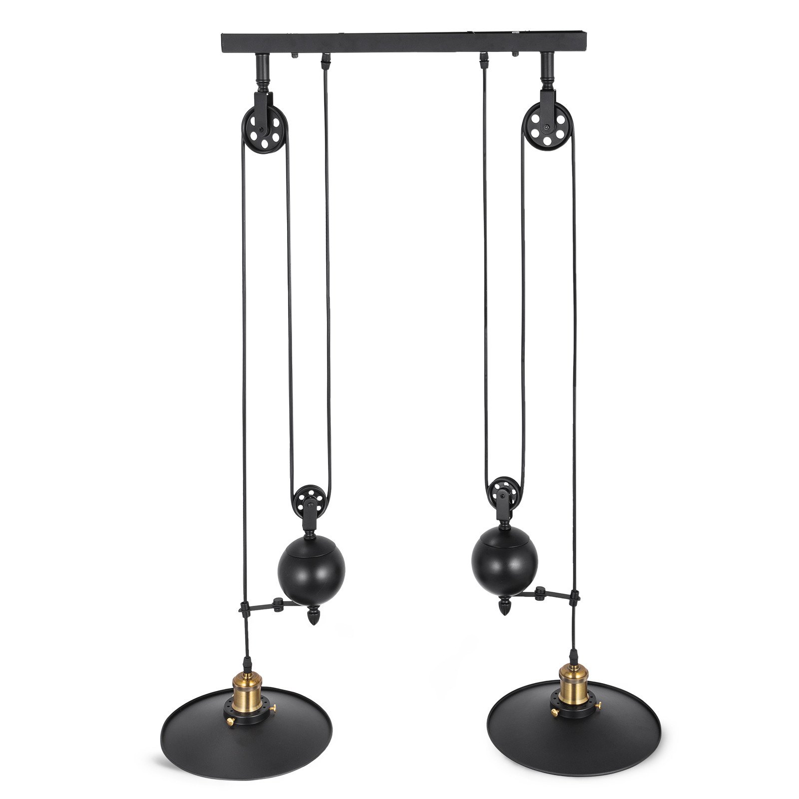 Industrie Höhenverstellbar Pendelleuchte Kronleuchter Esstisch Design Metall