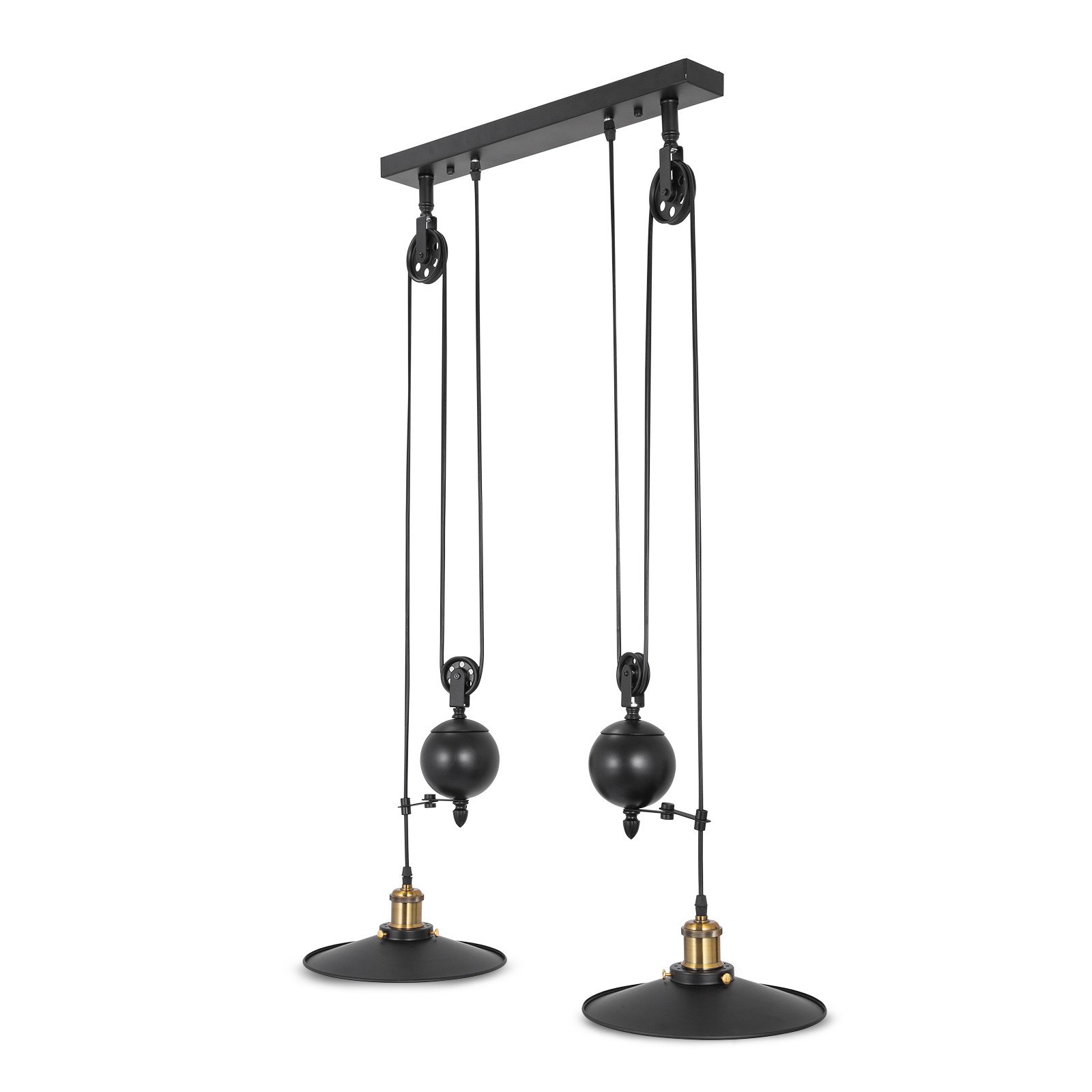 Industrie Höhenverstellbar Pendelleuchte Kronleuchter Esstisch Design Metall