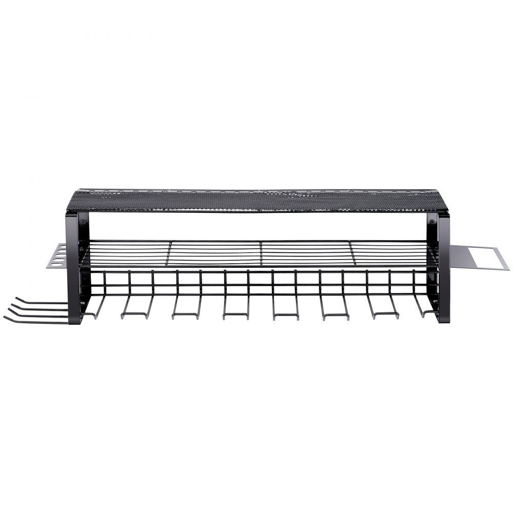 VEVOR Elektrowerkzeug Organizer 30 kg Tragfähigkeit Wandhalterung Werkzeughalter Kohlenstoffstahl Garagen Werkzeugregal  860 x 205 x 225 mm Werkzeugspeicher 3 Ebenen Garagenwandaufbewahrung