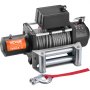 VEVOR Elektrische Seilwinde, 18.000 lb, 12 V DC LKW-Winde mit Φ7/16 Zoll x 85 Fuß Stahlkabel-Rollenführung, kabellose und kabelgebundene Fernbedienung, IP55 wasserdicht zum Abschleppen von Geländewagen, Jeeps, LKWs, Anhängern und Booten