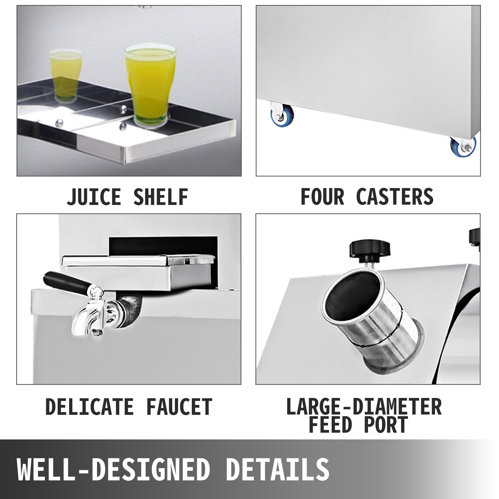 750w Elektrische Zuckerrohr Presse Entsafter Teestuben Sugar Cane 330kg/h