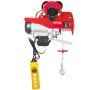 VEVOR Elektrische Seilwinde 220 V Elektrischer Kettenzug 1000 kg 1800 W mit kabelgebundener Fernbedienung 1,4 m Elektrische Winde für Werkstatt, Garage, Lager, Industrie, Heben schwerer Lasten