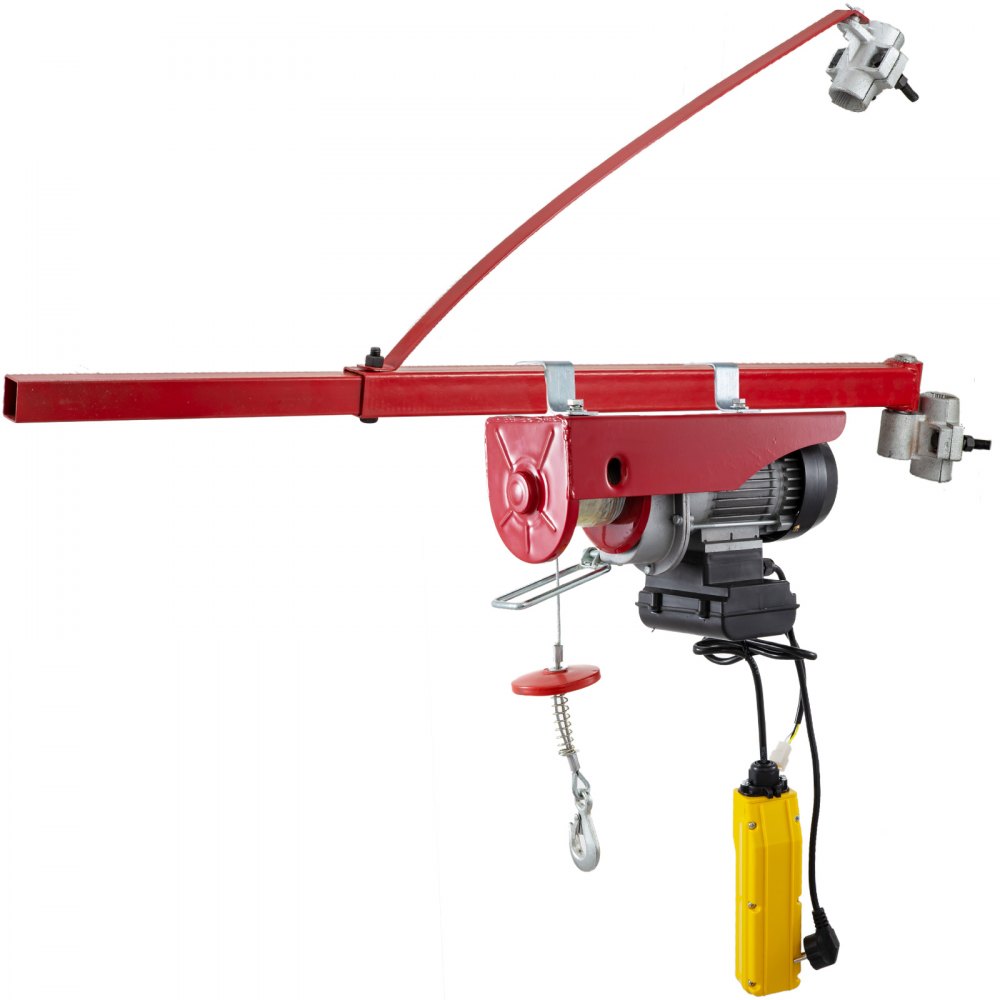 Elektrische Seilwinde Motorwinde Hub Seilhebezug Seilzug Winde Kran 12m 500kg